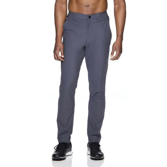 Reebok Mens Anchor 5 Pocket Pants Gray Stretch 44x32 Moisture Management Golf - Picture 1 of 3
